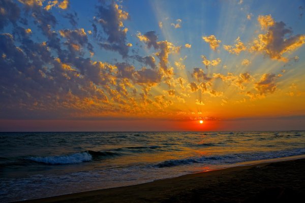 Морской Прибой Анапа рассвет