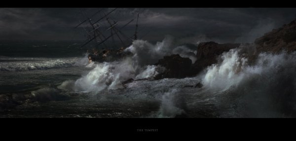 Корабль в шторм