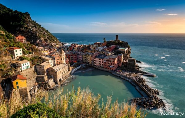 Город Вернацца Италия