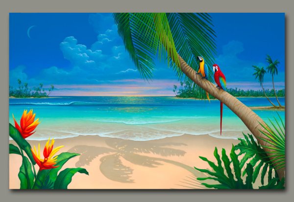 Остров мультяшный