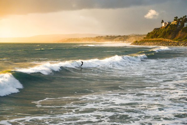 Морской Прибой Анапа рассвет