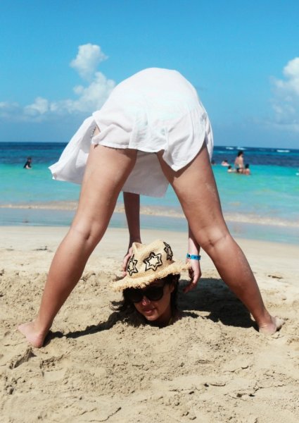 Смешные фотосессии на море