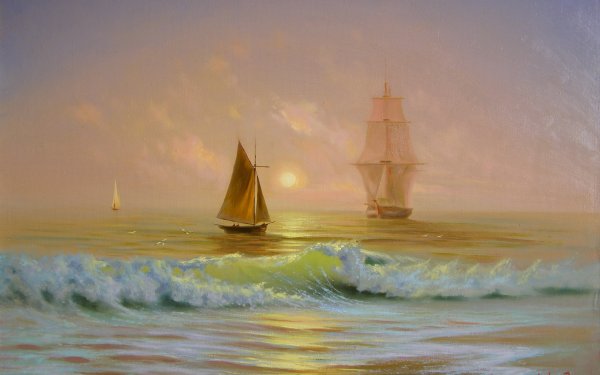 Художник Александр Милюков. Романтические пейзажи