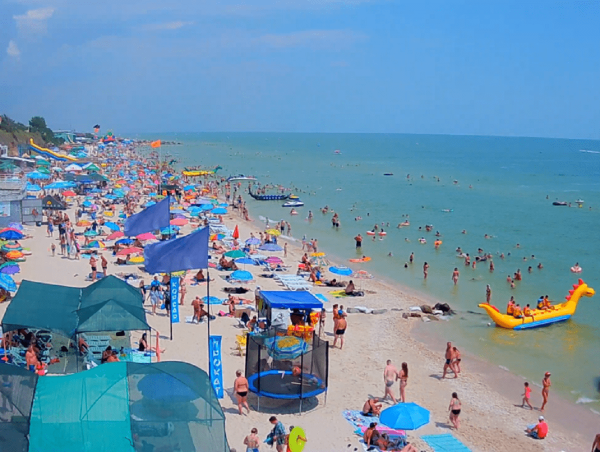 Кирилловка Азовское море пляж