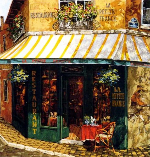 Виктор Швайко картины с кафе