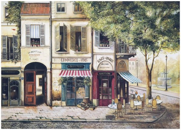 Картина "прогулка по Парижу" Вячеслав Калинин