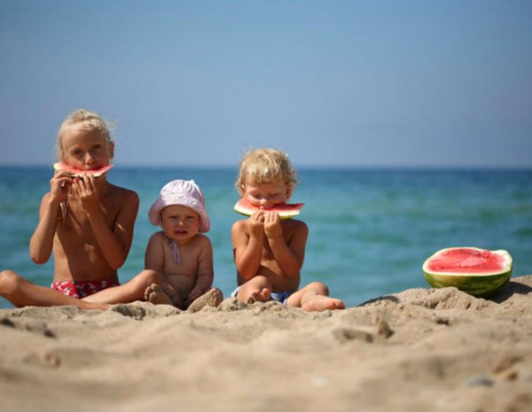 Крым море дети