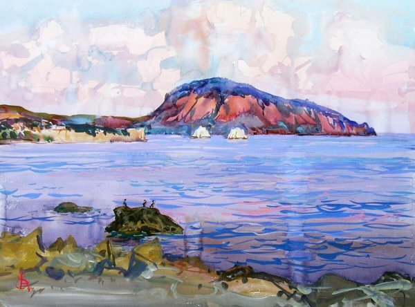 Художник Владимир Ольхов. Крымские пейзажи