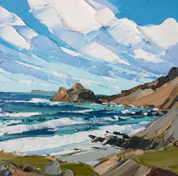 Мастихин пейзаж Мэтью Сноуден