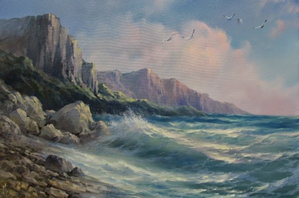 Морские пейзажи Натальи токарь