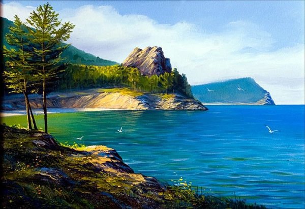 Художник Сергей Белов Байкал