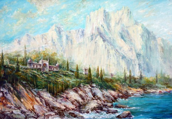 Картины гор Крыма ай-Петри известных художников