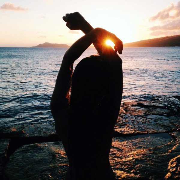 Девушка со спины