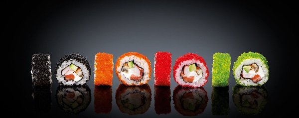 Торт из суши и роллов