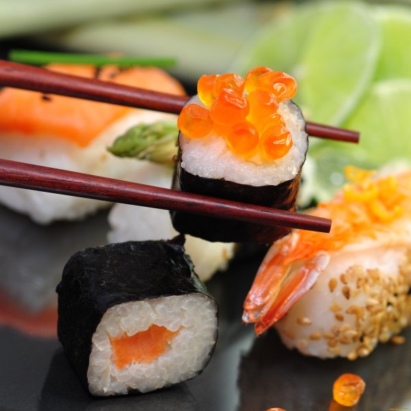 Японская кухня морепродукты