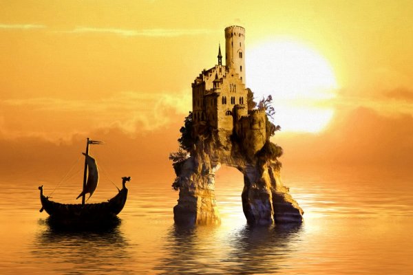 Старинный замок для лодки