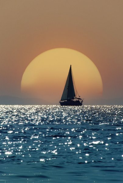 Вечер на море