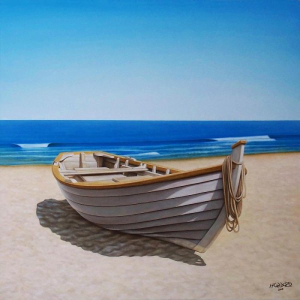 Лодка на берегу