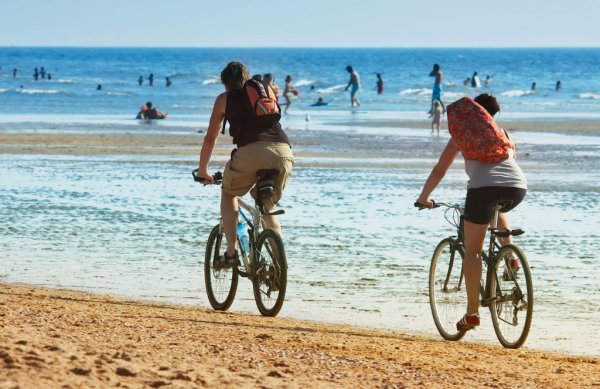 На велосипеде по морю