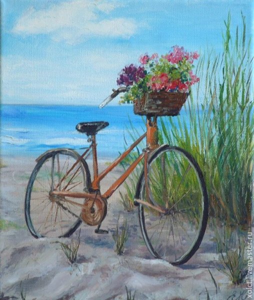 Картина велосипед