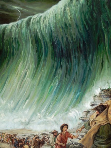 Исход евреев из Египта фреска