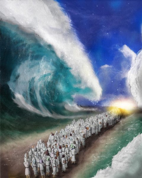 Моисей через Чермное море