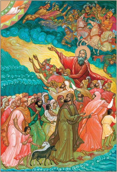 Поделка Моисей и море