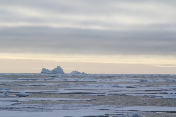 Море Лаптевых зимой