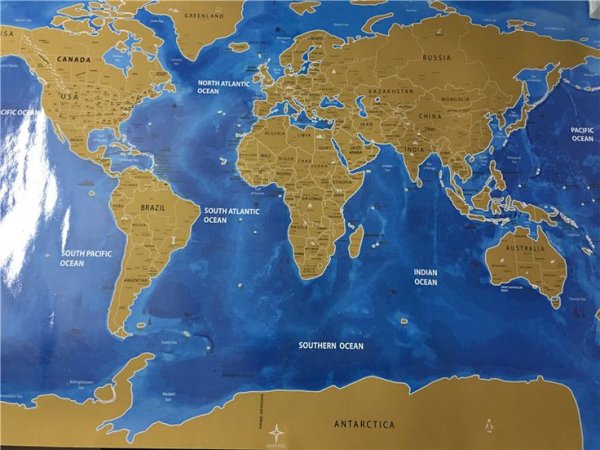 Скатерть карта мира