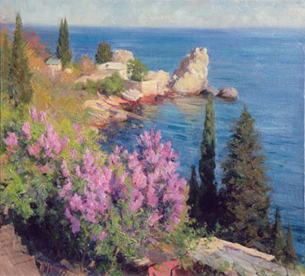 Косничев художник Гурзуф