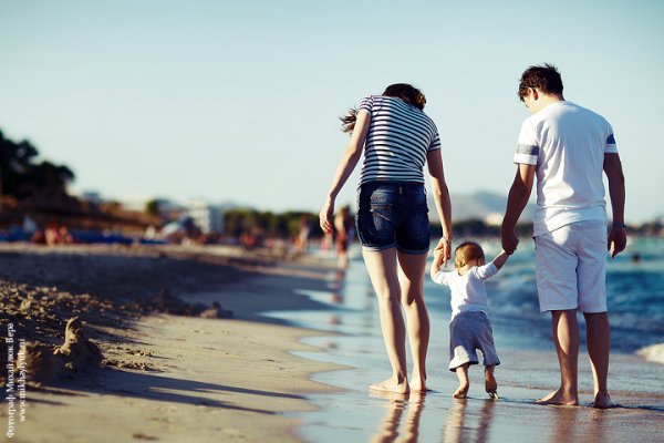 Папа и море