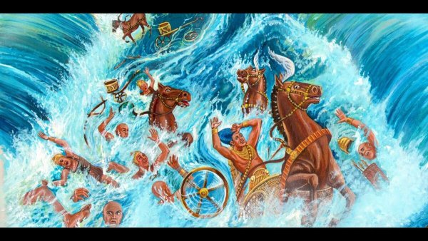 Войско фараона в Красном море