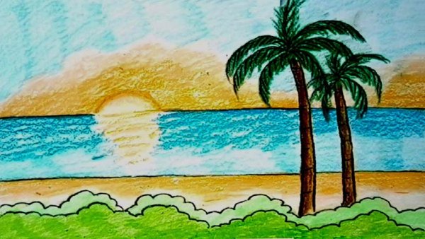 Море карандашом