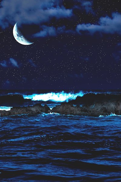 Ночное море