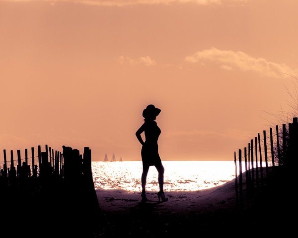 Женский силуэт