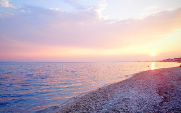 Рассвет на пляже