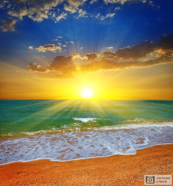 Рассвет на пляже