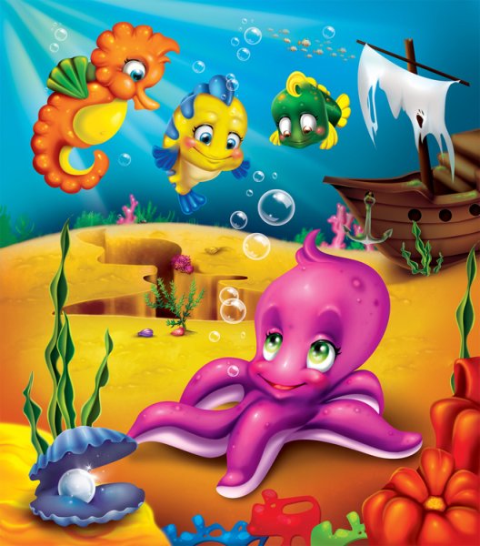 Подводный мир для дошкольников