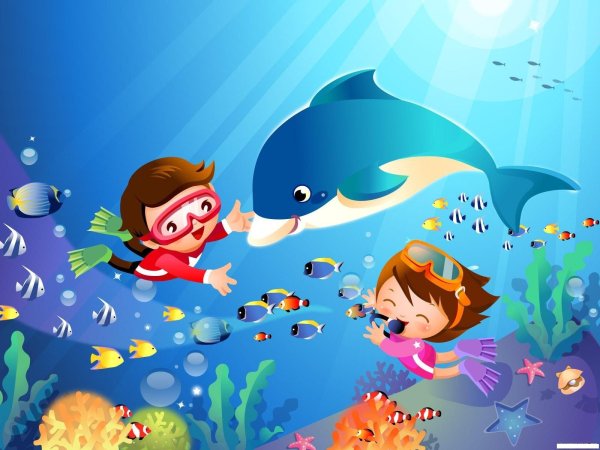 Подводный мир для малышей