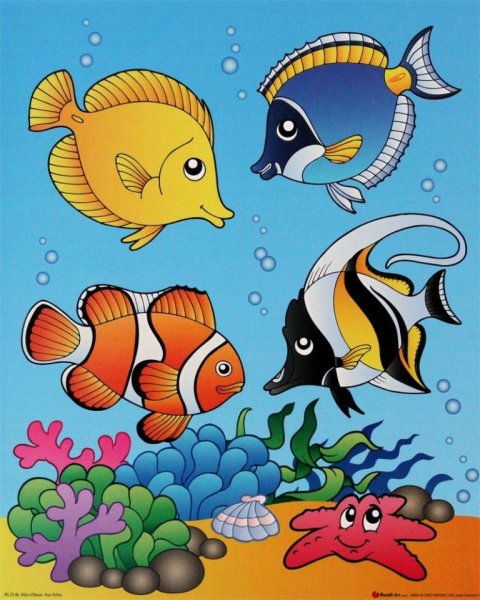 Подводный мир карандашом