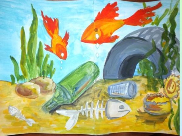 Загрязнение рисунок