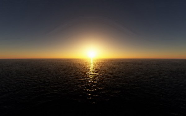 Восход над морем