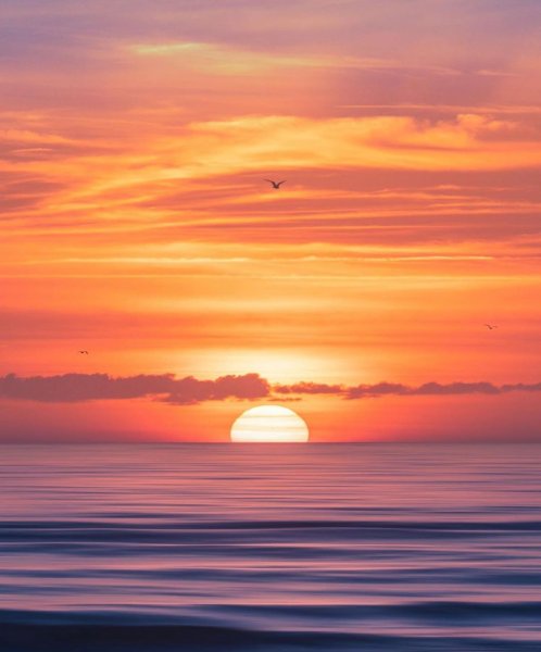 Солнце на горизонте