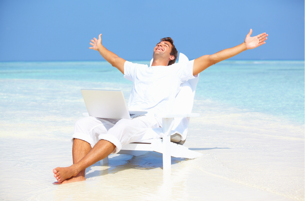 Отдыхающий человек