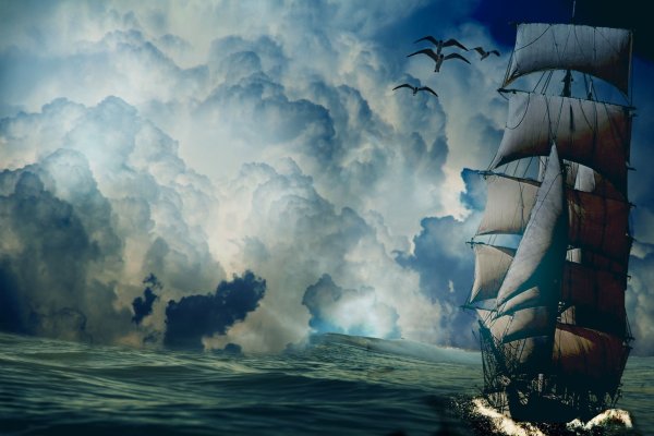 Картина шторм Айвазовский