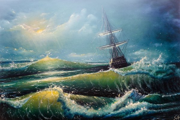 Художник Сорин море