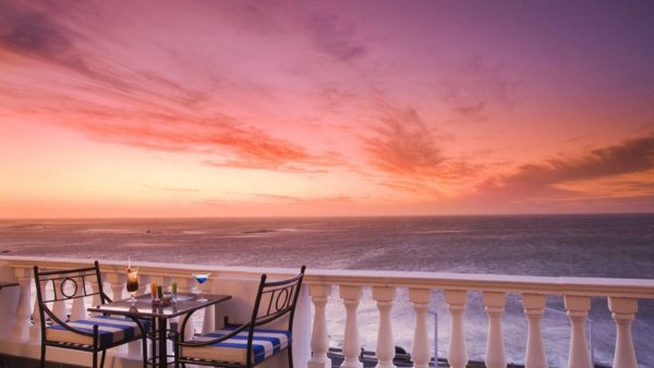 Вид на море с балкона