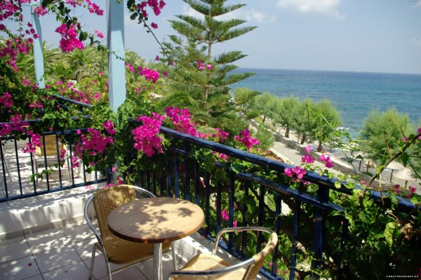 Вид на море с балкона