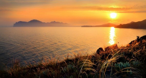 Закат в Крыму