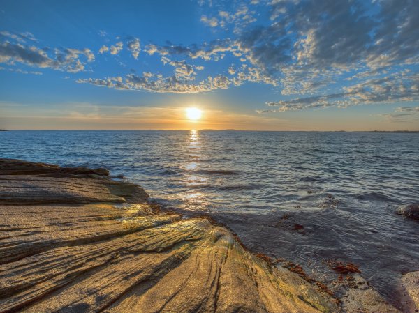 Море небо Горизонт